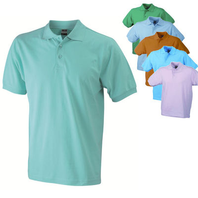 James & Nicholson Herren Kurzarm Polo T-Shirt verschiedene Farben und Gr. S-XXXL