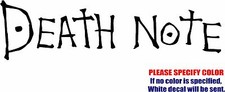 Vinyl Decal Sticker - Death Note Anime Car Truck Bumper Window Laptop JDM Fun 7"
