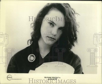 Press Photo Actress Delphine Zentout in "36 Fillette" Film ...