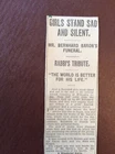 A2s Ephemera 1929 News Item Bernhard Baron Funeral Willesden