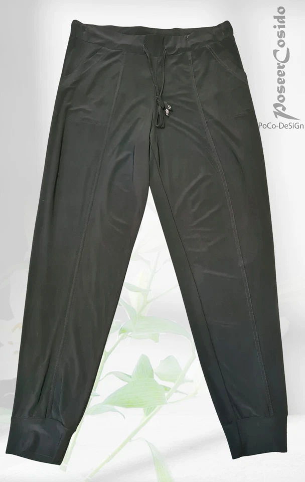 MAGNA LAGENLOOK Slinky Leggins-Hose Jeggins 44 46 48 50 52 54 56 58 schwarz - Bild 2 von 4