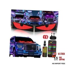 2PCS Devil Eyes Light For Windshield, 23"x5" LED Eyes Dual Screen 100 Sync,