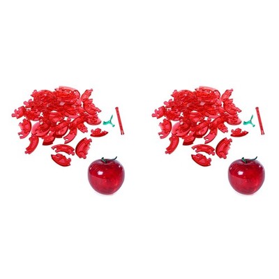 2X 3D Crystal Puzzle - Red- Z6U96087