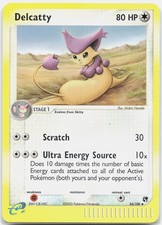 Delcatty Uncommon EX Sandstorm SS Colorless Reverse Holo 34/100 2003 NM