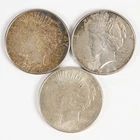 3x 1928-S UNC Peace Dollars $1 31364