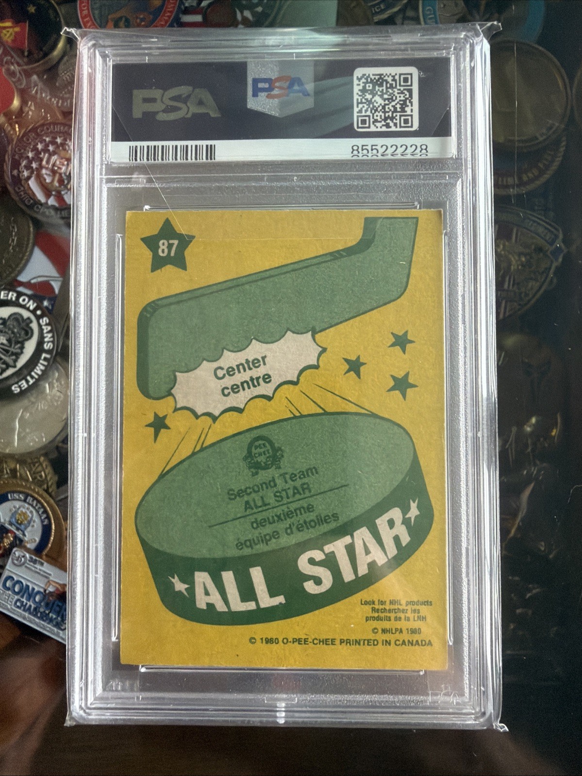 1980 O-Pee-Chee #87 WAYNE GRETZKY A.S. PSA AUTHENTIC DNA AUTO 2nd Yr HOF GOAT view 2