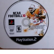 NCAA Football 10 Playstation 2 EA Tested and Works