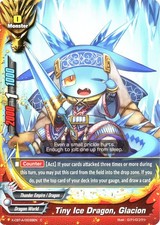 Buddyfight TCG card X-CBT-A/0039EN C Tiny Ice Dragon, Glacion Driven to Disorder