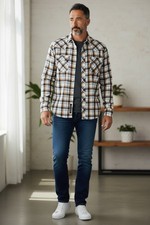 wrangler retro pearl snap shirt mens Extra large XL Multi Color Plaid Western