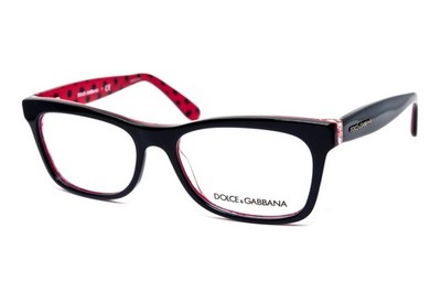 Dolce & Gabbana D&G DG 3199 2871 Black on Polka Red size 55/18/140 Eyeglasses
