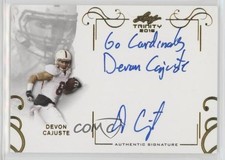 2016 Leaf Trinity Signatures Gold Devon Cajuste #A-DC1 Auto 0c2