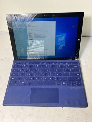 Microsoft Surface Pro 3 12'' i3-4020Y 4GB DDR3 64GB SSD AS-IS For P@RTS / REPAIR*