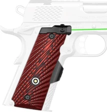 Vigilance Innovations 1911 Green Laser Sight Grip Full Size with Ambi Safety Cut