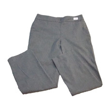 Kim Rogers Pants Women 14S Gray Slacks Business Casual Outdoor Preppy Short