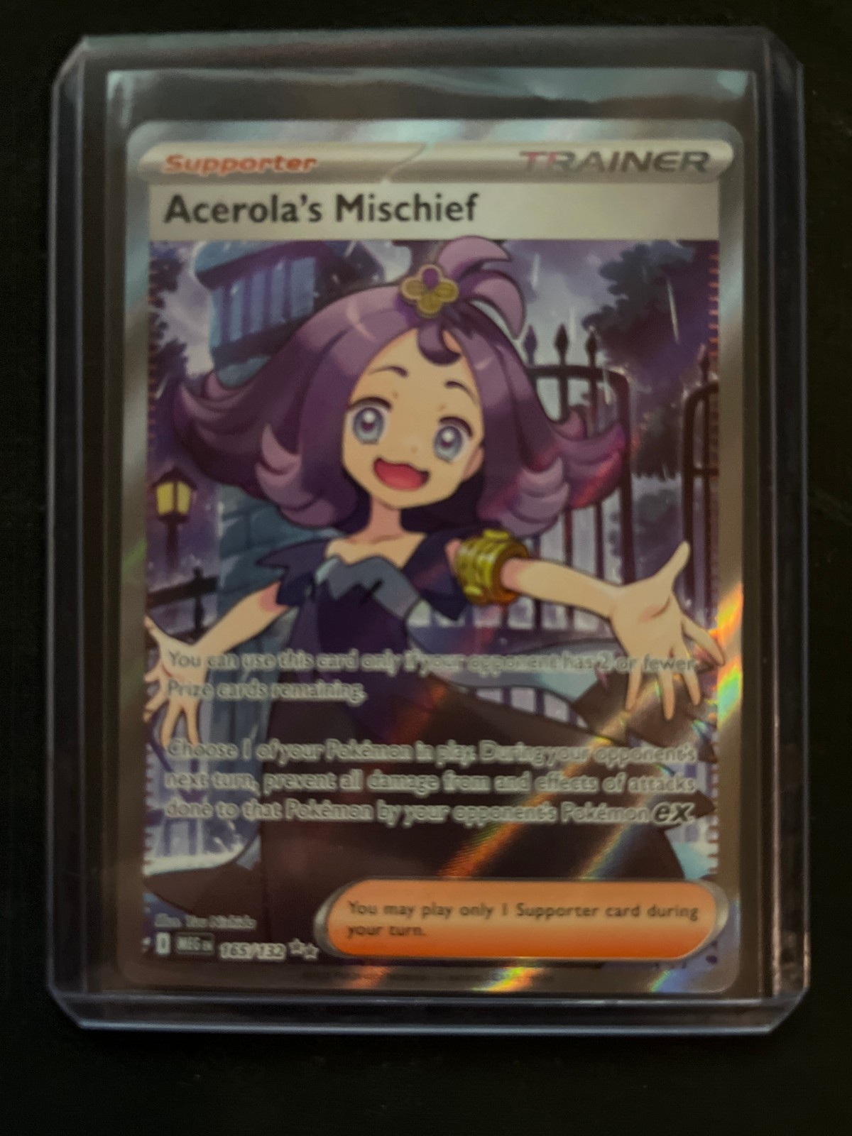 Acerola's Mischief Ultra Rare ME01: Mega Evolution 165/132 NM