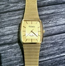 Rare Vintage Dufonte Lucien Piccard Mens Watch New Old Stock