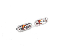 2x Genuine OEM VW Lupo Caddy Fox Up Clear Side Repeater Indicator Lens Pair