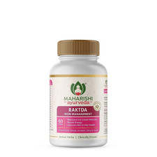 1 packs X Maharishi Ayurveda Raktda 60 Tabs for purify the blood