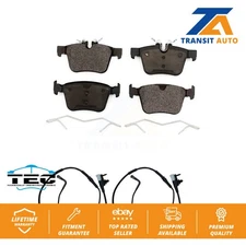 Rear Ceramic Brake Pads Wear Sensor Kit For Jaguar F-Pace Land Rover Range Velar