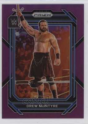 2023 Panini Prizm WWE Purple Prizm 57/149 Drew McIntyre #184 16n7