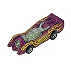 Vintage 1970 Hot Wheels BW Jet Threat Purple w Yellow Flames Near Mint