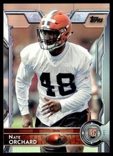 2015 Topps Nate Orchard Rookie Cleveland Browns #408