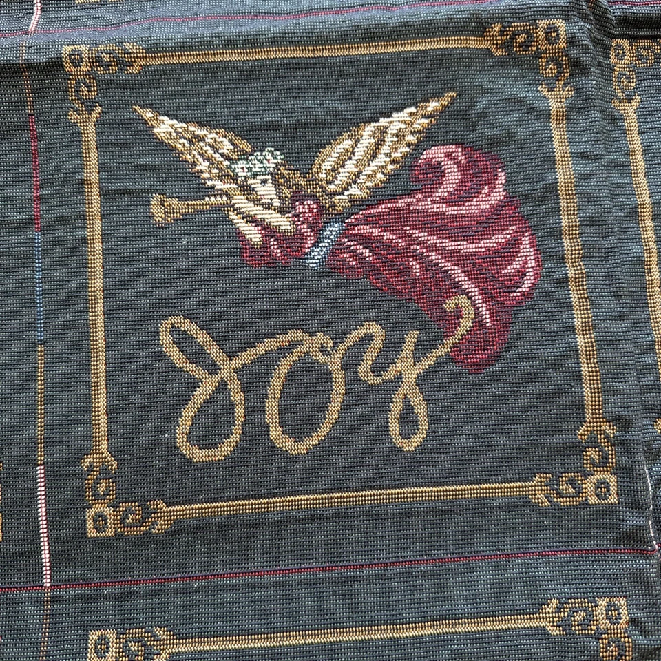 Christmas Angel Joy Tapestry Christmas Fabric Pillow /Stocking Panels 7/8 Yard - Image 3 of 4