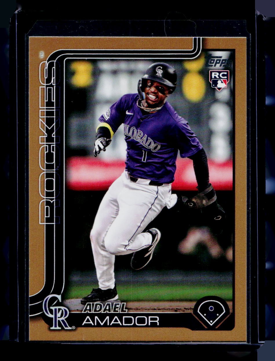 2025 Topps #191 Adael Amador Gold #/2025