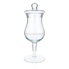 Schladerer Likör XXXL Schnaps Glas Mega Stamper mit Deckel Pokal  33cm