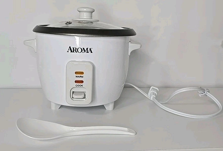 Aroma Rice & Grain Cooker~1.5 Quarts~Does Not Include Measuring Cup~Tested~6 Cup