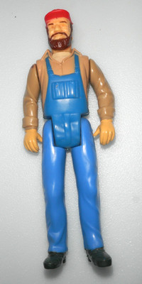 Vintage Nylint 1984 Farm Set Farmer Figure 3.75 Mego CB McHaul Mold Uncle Jesse