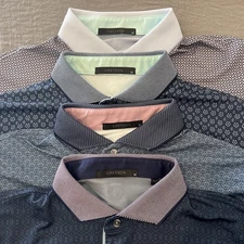 Lot of 4 Greyson Golf Polo Shirts - Medium M
