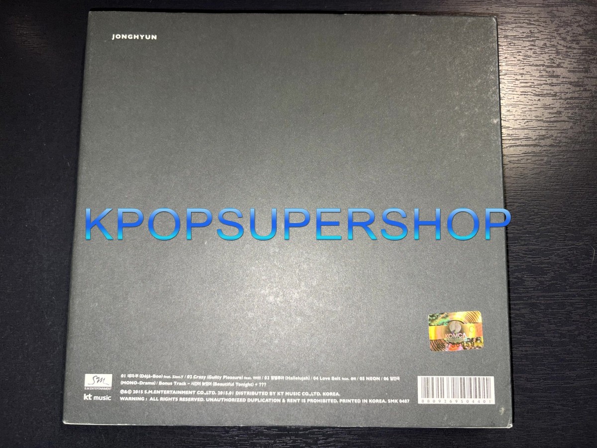 Base (1st Mini Album) (Random Cover) by Jonghyun (CD, 2015) for