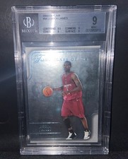NBA 2003-04 Flair Basketball #94 LEBRON JAMES ROOKIE RC /500 BGS 9 RARE