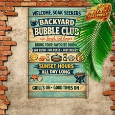 Welcome To Our Home Durable Metal Sign Entry Way Wall Decor 8x12