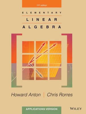 Elementary Linear Algebra: Applications Version - hardcover Anton, Howard|Ro...