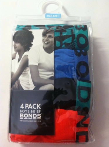 Bonds 8 x Pairs Boys Underwear Kids Black Blue Red Assorted Undies - Picture 5 of 15