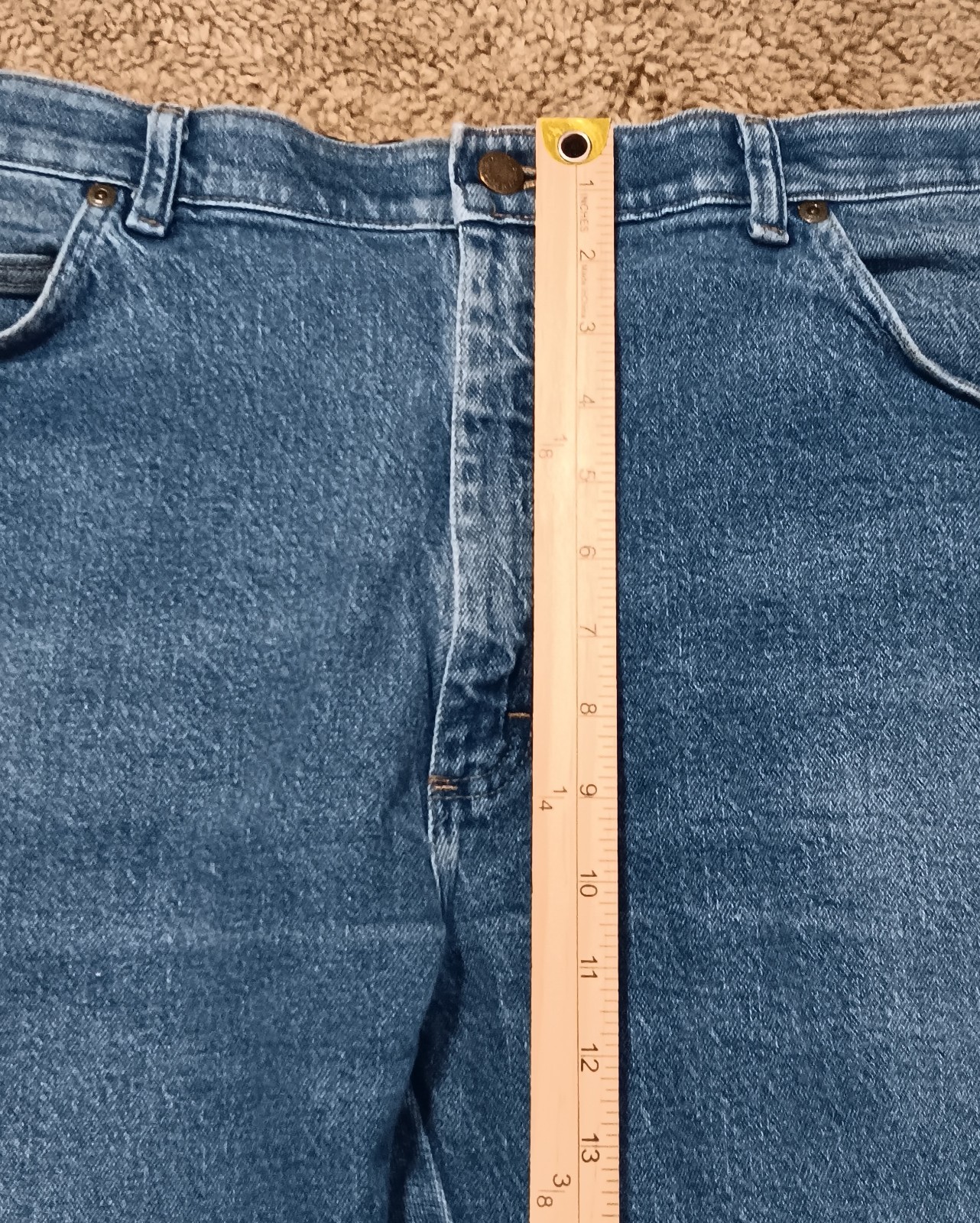 Wrangler Regular Fit Jeans Men's Size 38x29 Denim Pants thumbnail 4