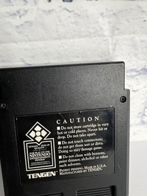 Nintendo NES TENGEN MLB RBI Baseball Video Game - Black Tested & Works