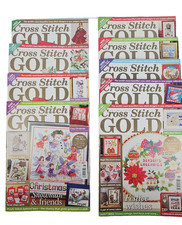 Cross Stitch Gold Magazine Christmas Winter Lot Of 9 Issues