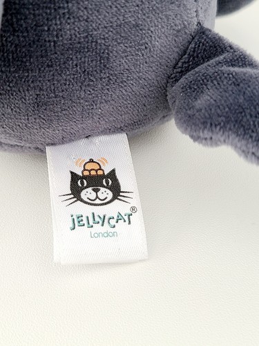 Jellycat Swellegant Kätzchen Katze elegant ausgefallen flauschig Glitzer Plüschtier Stofftier - Bild 4 von 5