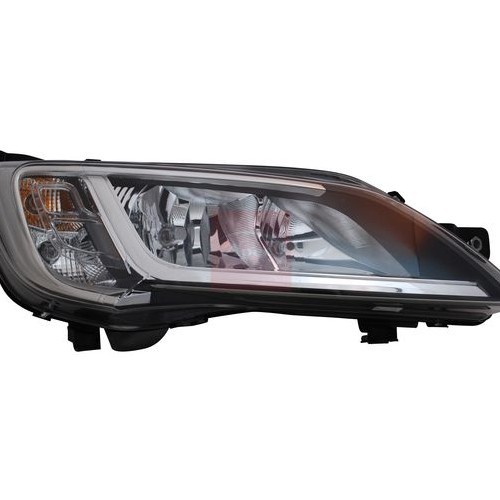 For PEUGEOT BOXER 2005 on HEAD LAMP CHROME RHD W/COVER LH ELEC W/MOTOR ALH2473
