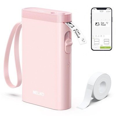 Nelko Etikettiergerät Maschine mit Band P21 Tragbarer Bluetooth Etikettendrucker