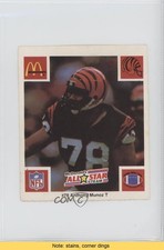 1986 McDonald's Play & Win All-Star Team No Tab Anthony Munoz HOF READ 2u3