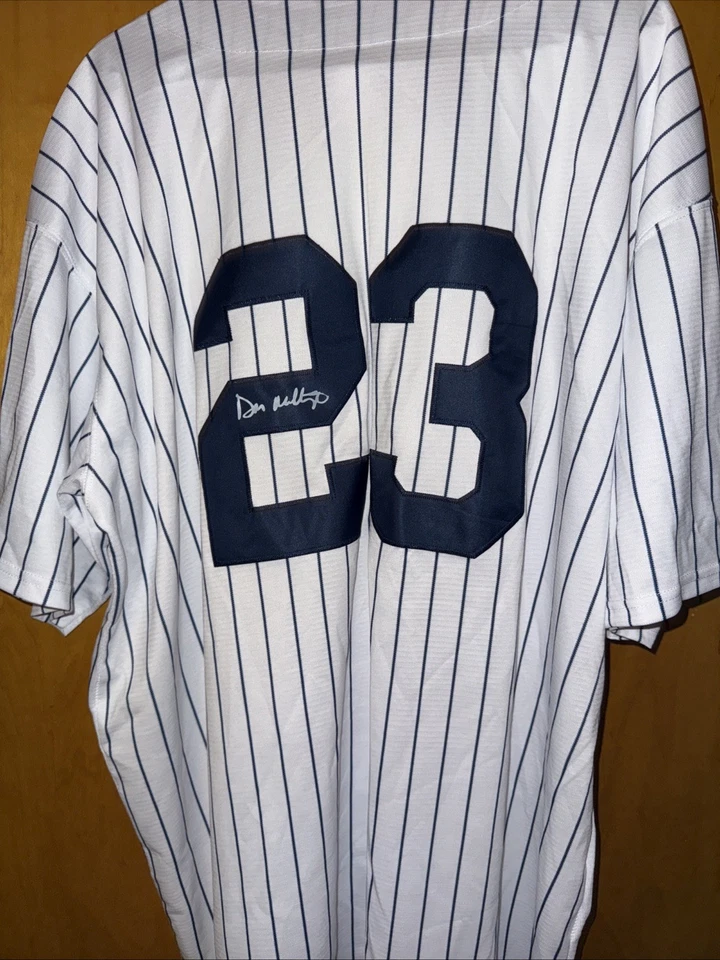 Camiseta majestuosa grande firmada por Don Mattingly de los Yankees de Nueva York nueva con etiquetas Foto 2 de 4
