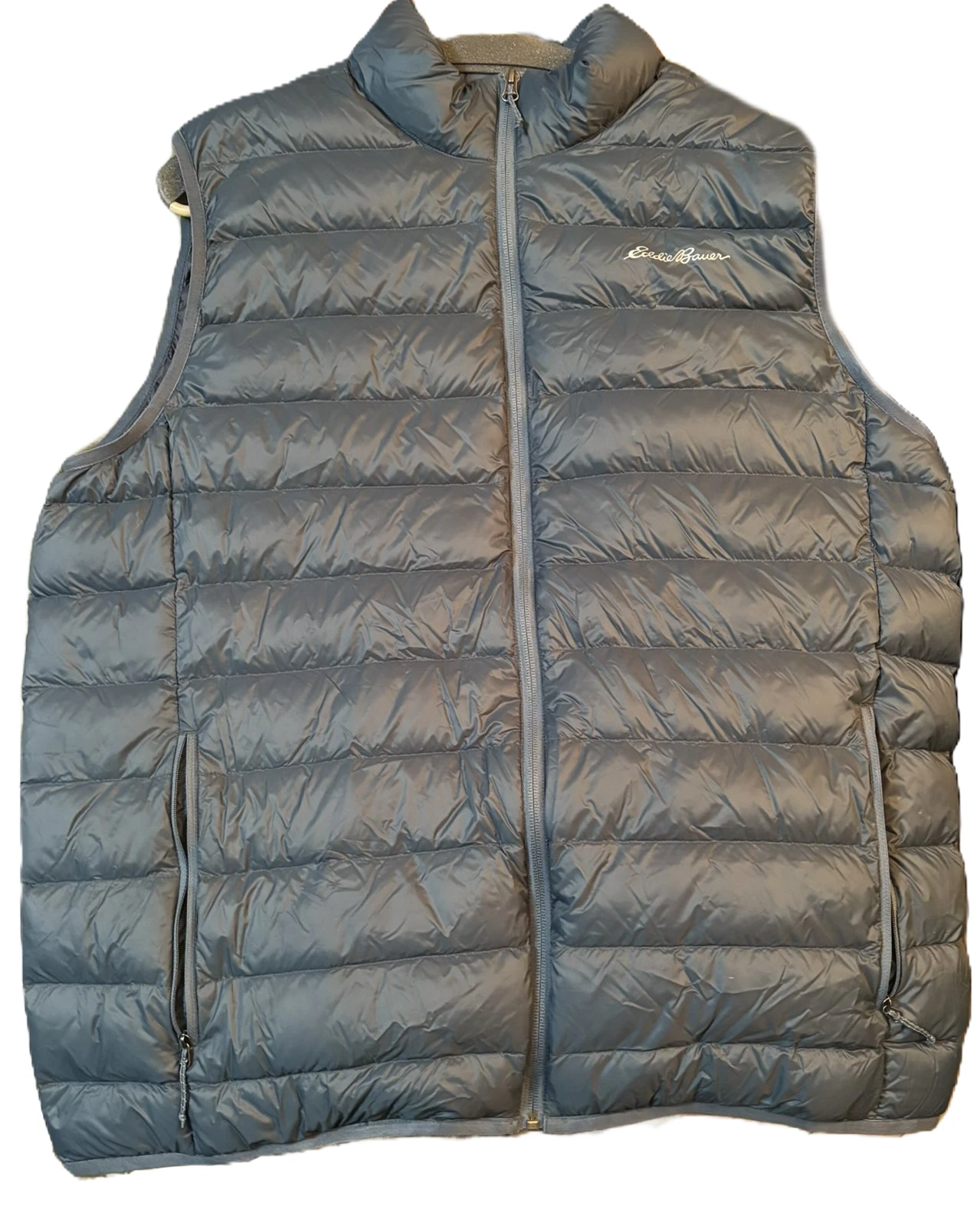 Eddie Bauer Puffer Vest Men’s Size XL Tall Navy