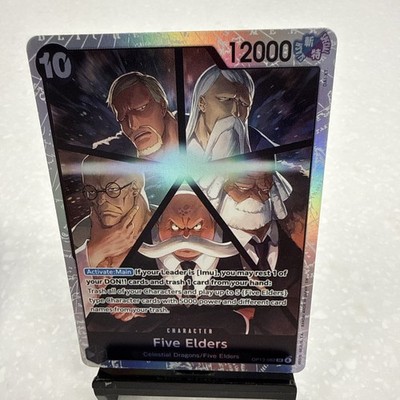 Five Elders SR OP13-082 Carrying On His Will Foil One Piece Card Game