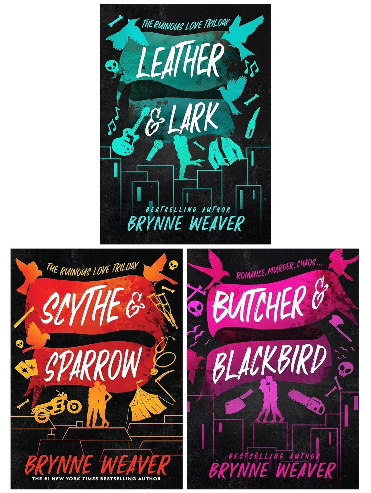 The Ruinous Love Trilogy By Brynne Weaver 3 books Collection Set | Brynne Weaver