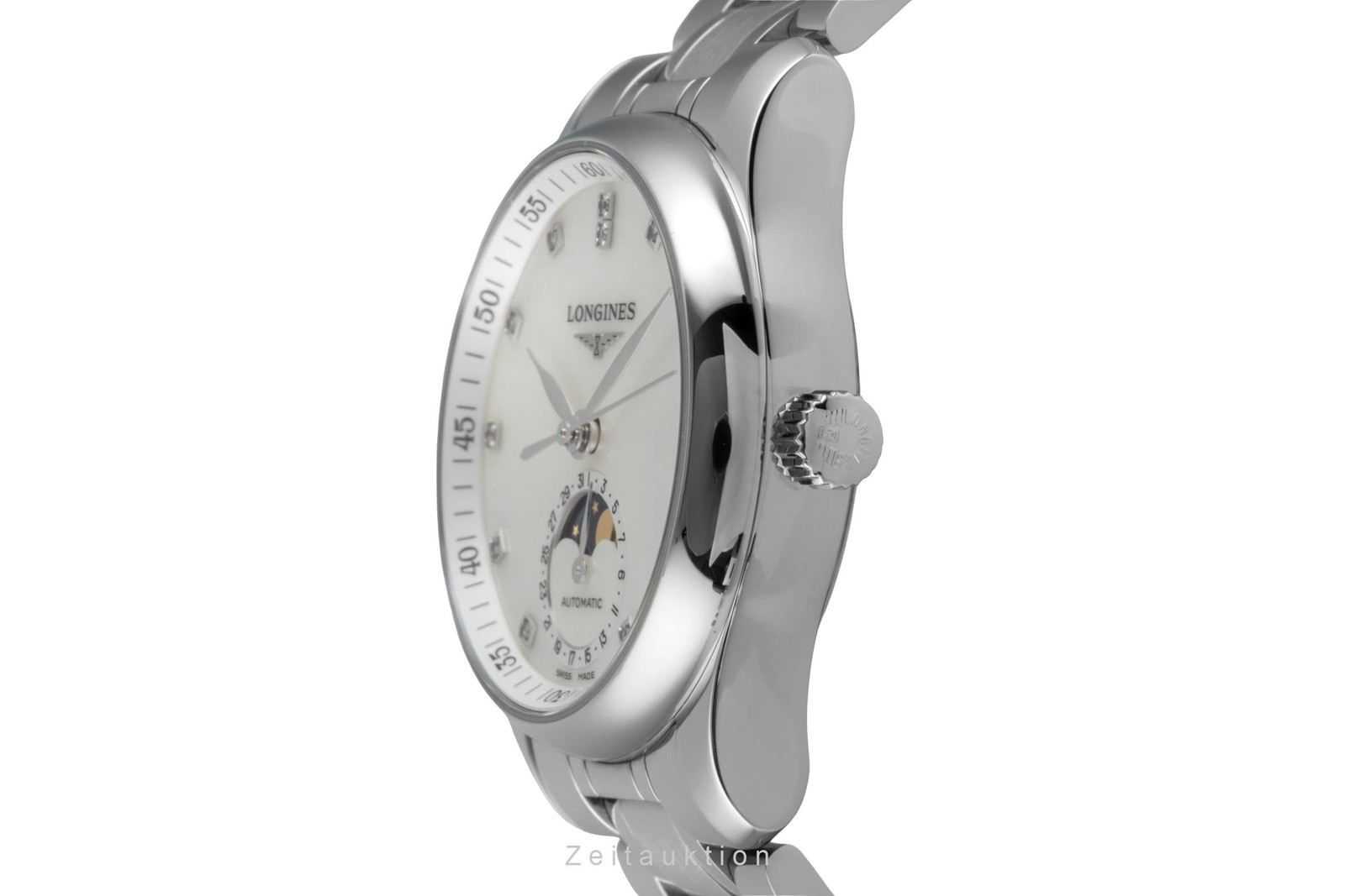 Longines Master Collection Moonphase MOP Steel Re… - image 5