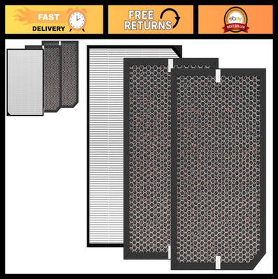 #ad High Efficiency Replacement Filters for 5000 5500 Air Purifiers 1 HEPA amp; 2 Carb $151.99